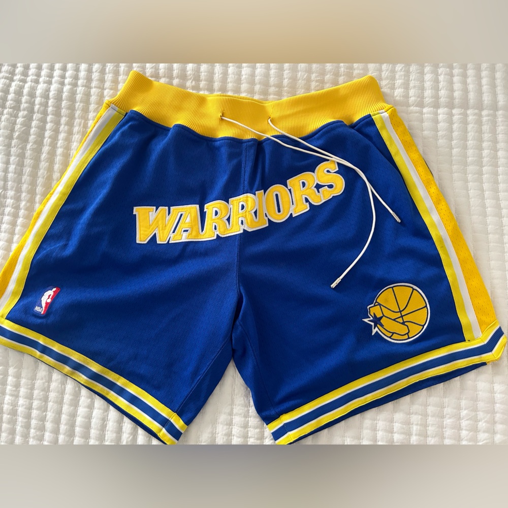 Just Don Golden State Warriors Shorts - Size XL